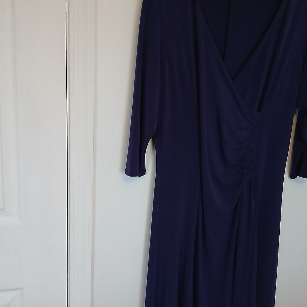 Coldwater Creek made in USA purple dress size L (14-16) pre-owned